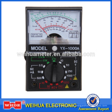 Analog Multimeter Analog Meter Multimeter, Spannungsmessgerät Stromzähler Portable Meter YX Tester YX-1000A